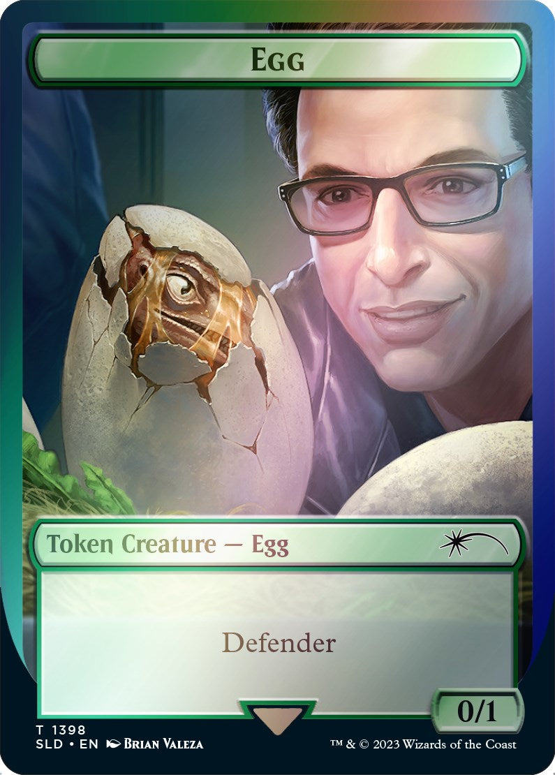 Egg Token (Rainbow Foil) [Secret Lair Drop Series] | The Time Vault CA