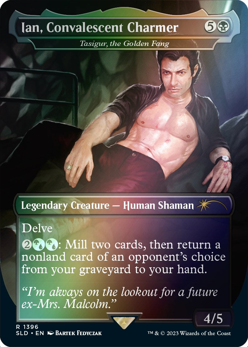 Ian, Convalescent Charmer - Tasigur, the Golden Fang (Rainbow Foil) [Secret Lair Drop Series] | The Time Vault CA