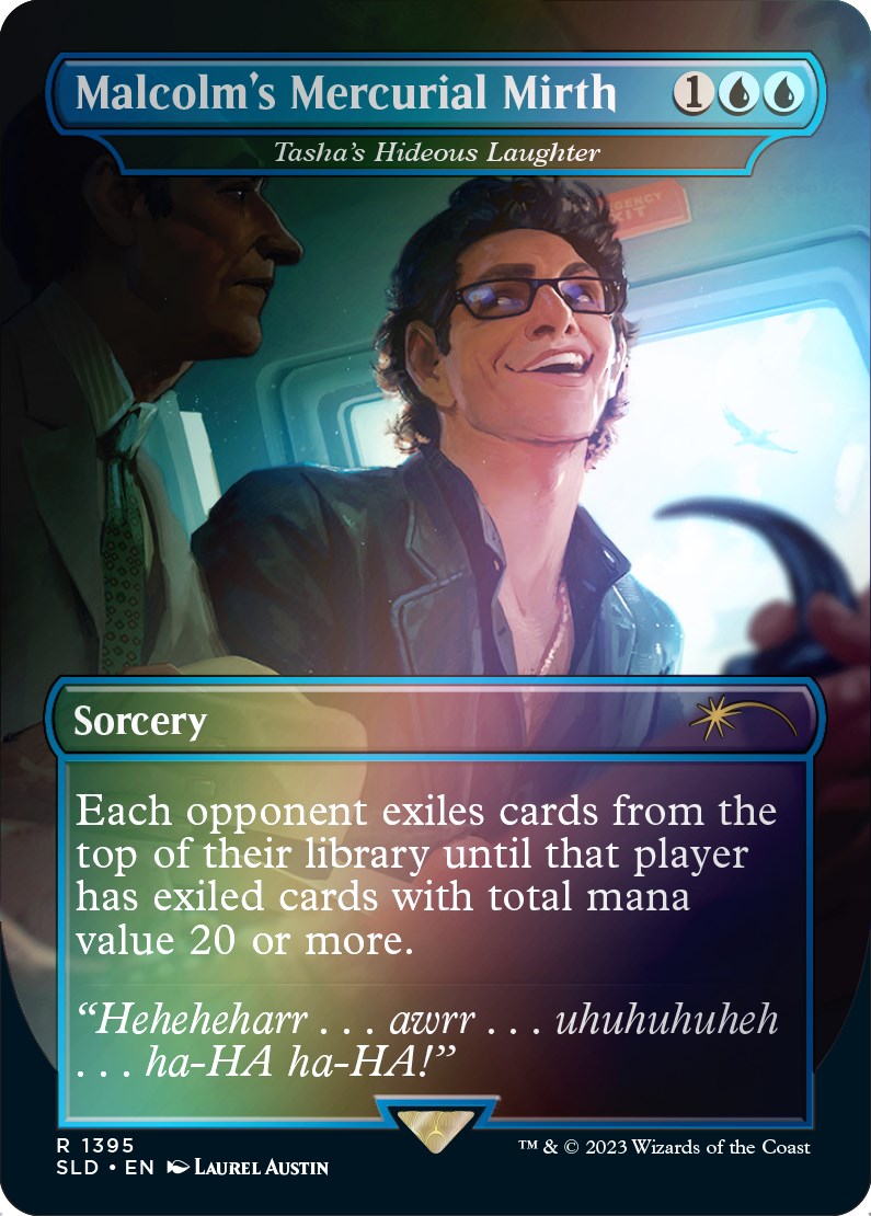 Malcolm's Mercurial Mirth - Tasha's Hideous Laughter (Rainbow Foil) [Secret Lair Drop Series] | The Time Vault CA