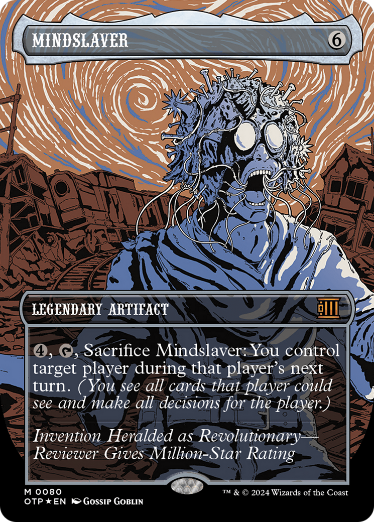 Mindslaver (Textured Foil) [Outlaws of Thunder Junction: Breaking News] | The Time Vault CA