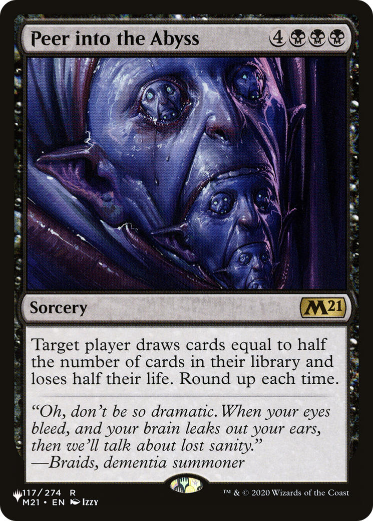 Peer into the Abyss [The List] | The Time Vault CA