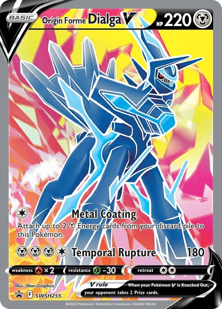 Origin Forme Dialga V (SWSH255) [Sword & Shield: Black Star Promos] | The Time Vault CA