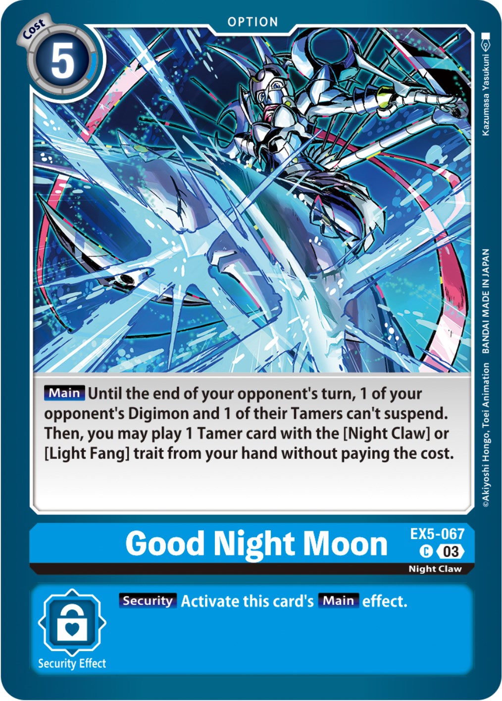 Good Night Moon [EX5-067] [Animal Colosseum] | The Time Vault CA