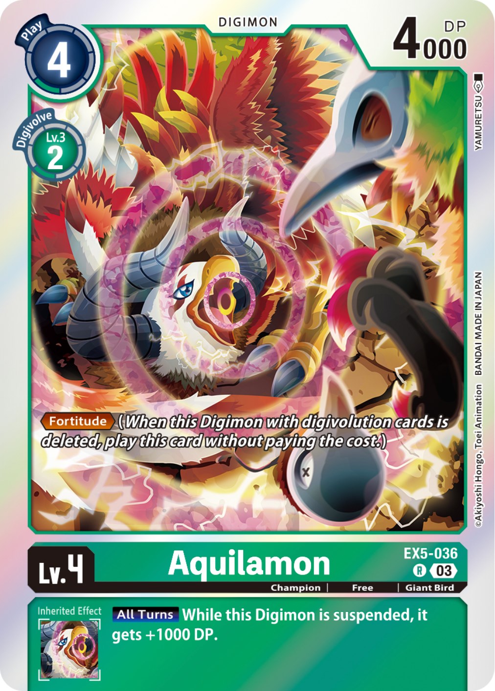 Aquilamon [EX5-036] [Animal Colosseum] | The Time Vault CA