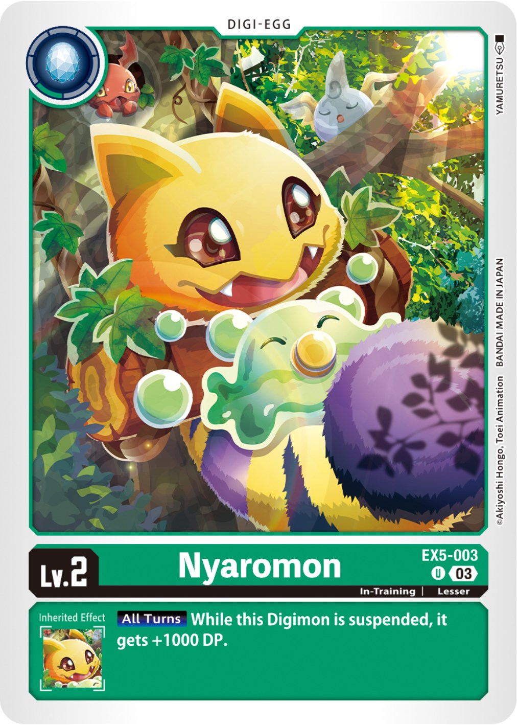 Nyaromon [EX5-003] [Animal Colosseum] | The Time Vault CA