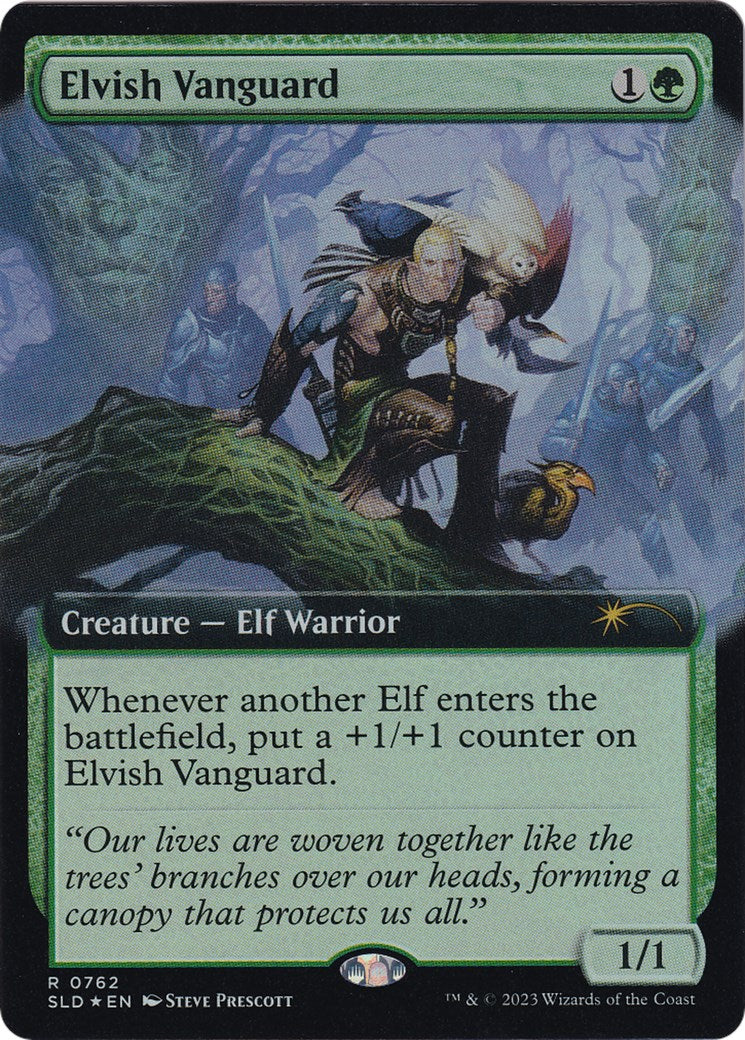 Elvish Vanguard (Extended Art) [Secret Lair Drop Series] | The Time Vault CA