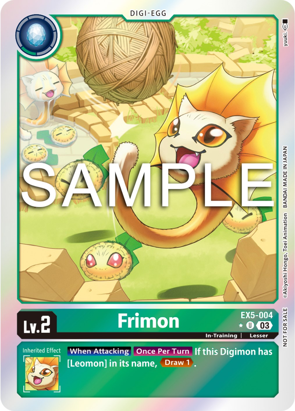 Frimon [EX5-004] (Animal Colosseum Box Promotion Pack) [Animal Colosseum] | The Time Vault CA