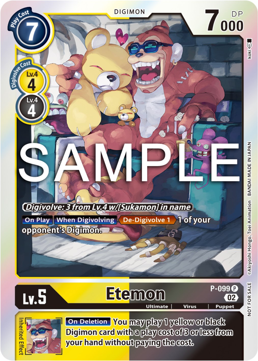 Etemon [P-099] (Limited Card Pack Ver.2) [Promotional Cards] | The Time Vault CA
