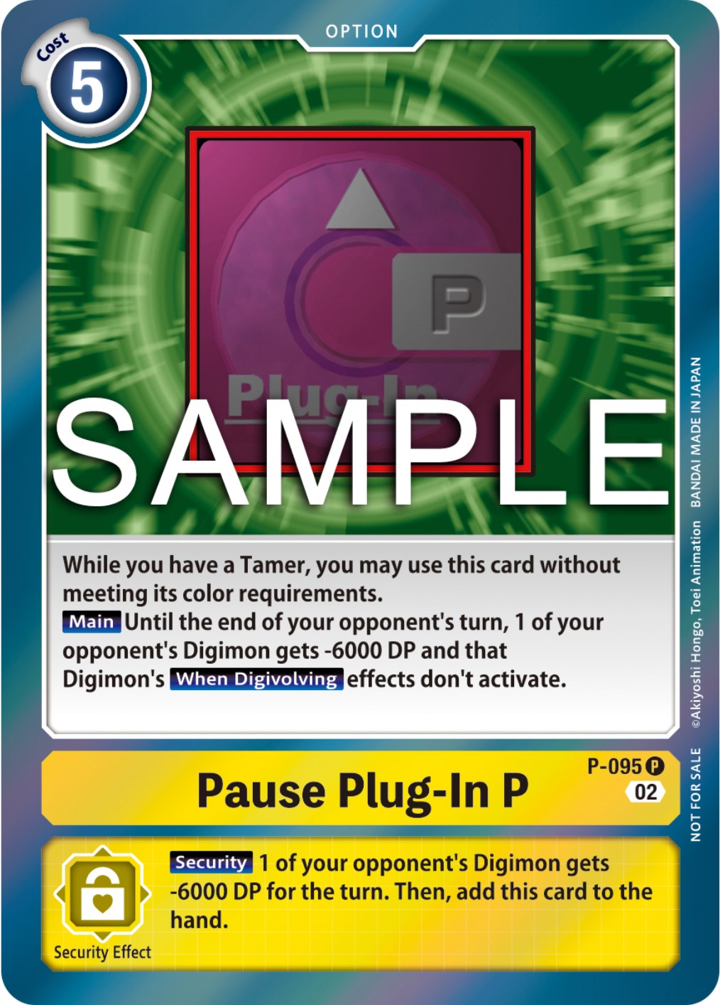 Pause Plug-In P [P-095] (3rd Anniversary Update Pack) [Promotional Cards] | The Time Vault CA