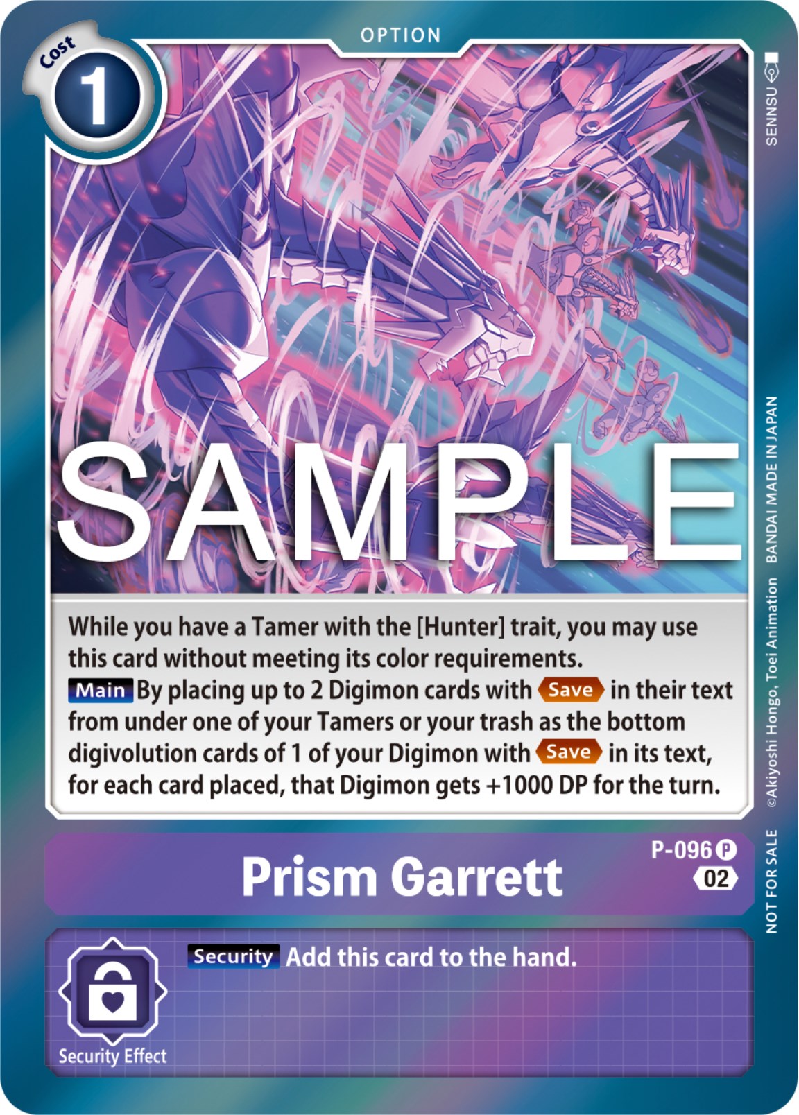 Prism Garrett [P-096] (3rd Anniversary Update Pack) [Promotional Cards] | The Time Vault CA