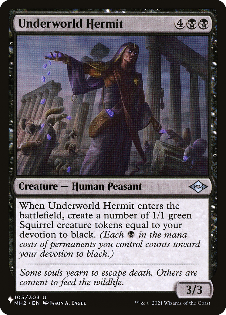 Underworld Hermit [The List Reprints] | The Time Vault CA