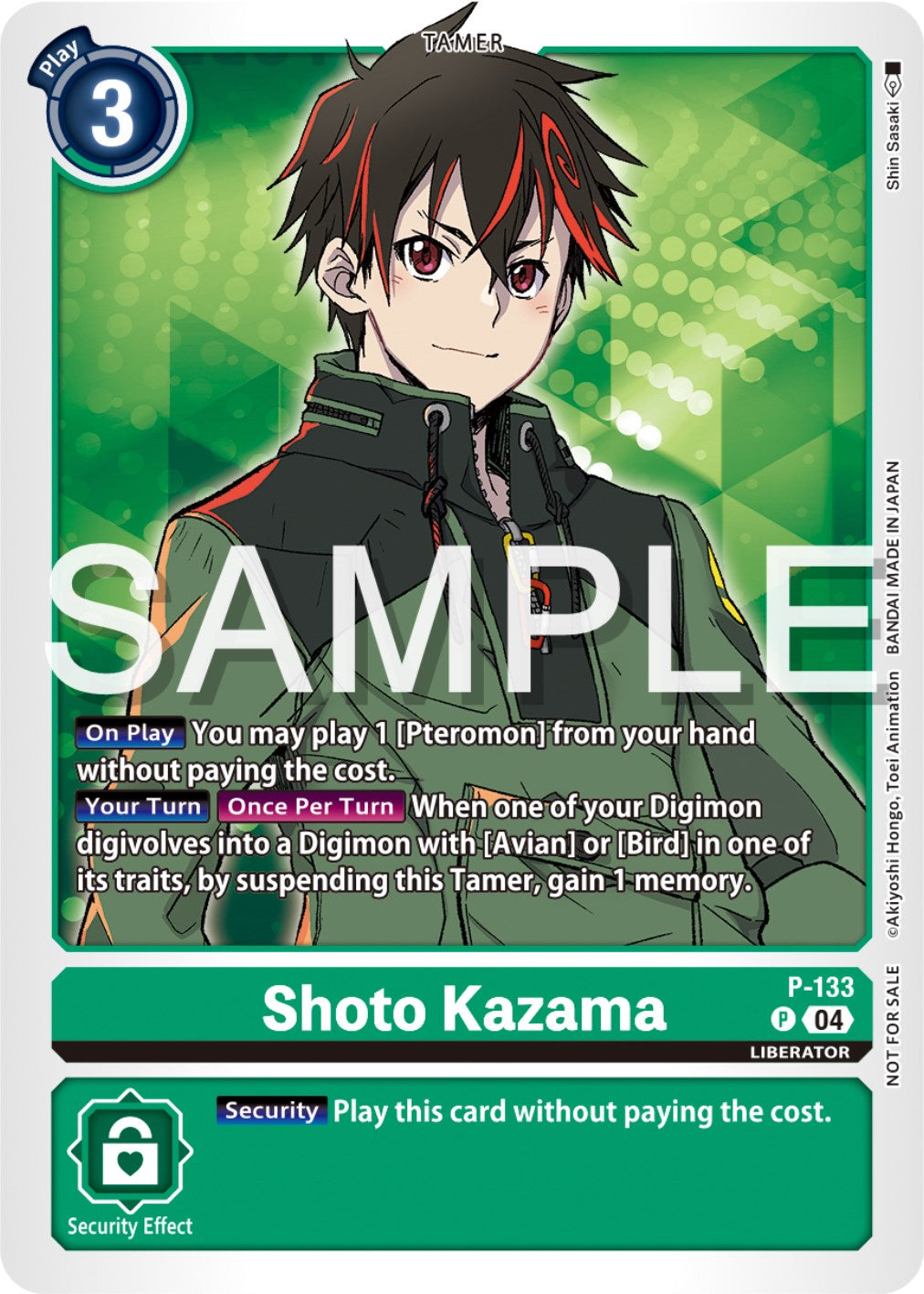 Shoto Kazama [P-133] (Digimon Liberator Promotion Pack) [Promotional Cards] | The Time Vault CA