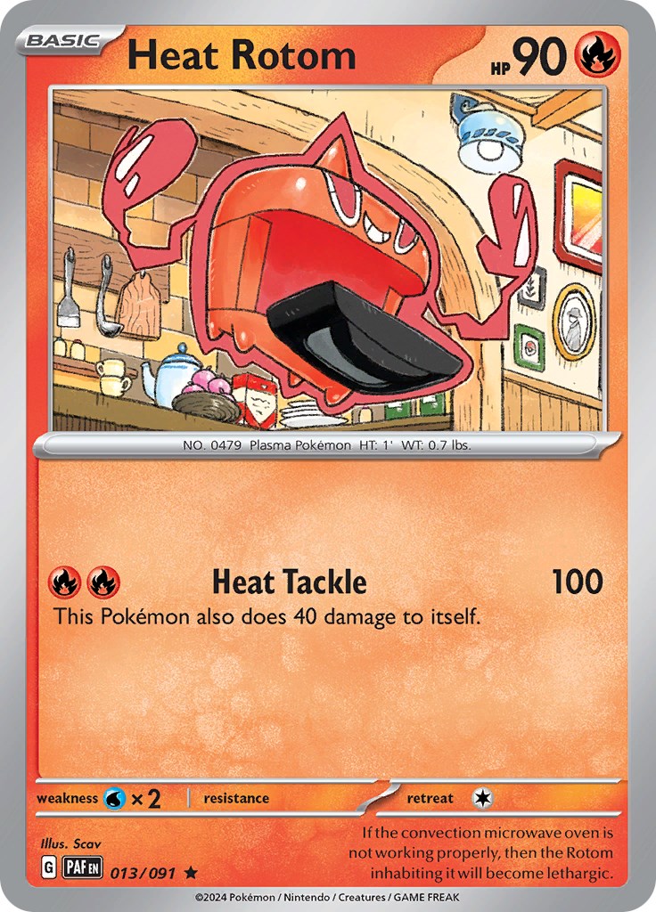 Heat Rotom (013/091) [Scarlet & Violet: Paldean Fates] | The Time Vault CA