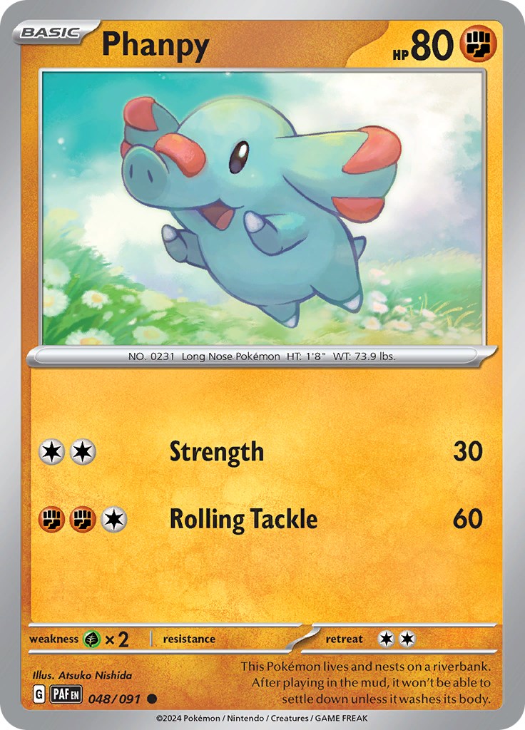 Phanpy (048/091) [Scarlet & Violet: Paldean Fates] | The Time Vault CA