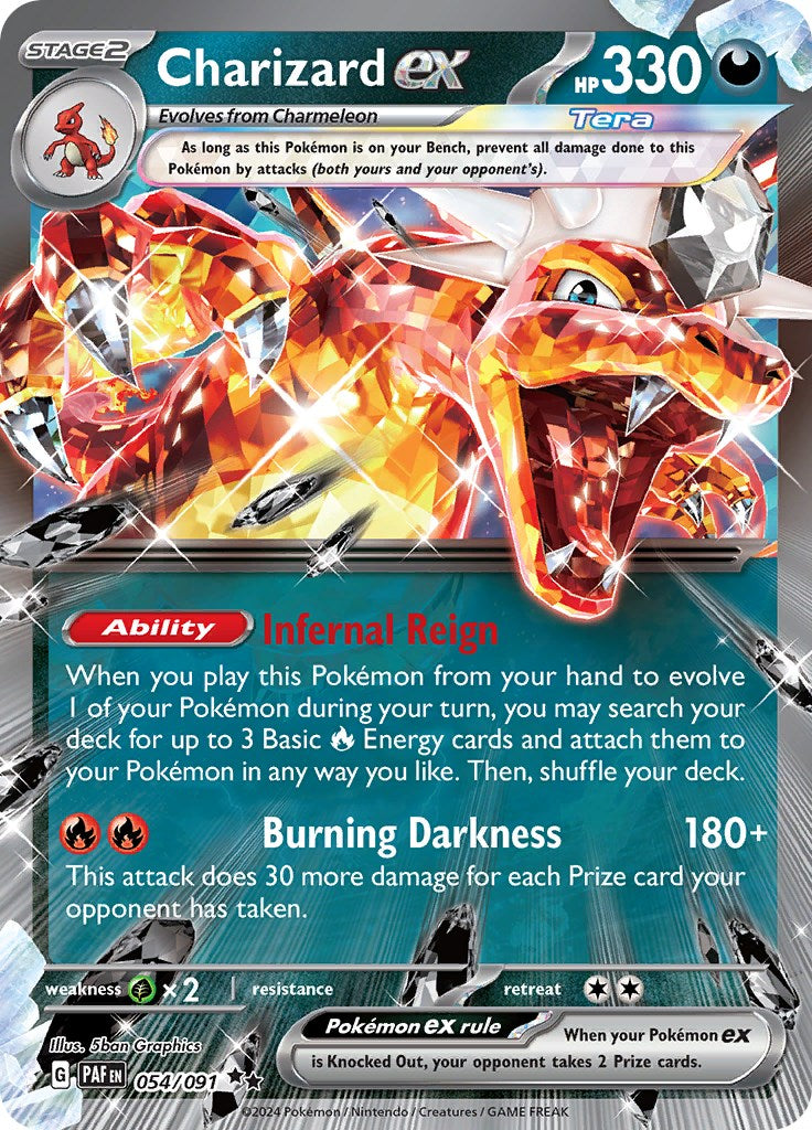 Charizard ex (054/091) [Scarlet & Violet: Paldean Fates] | The Time Vault CA