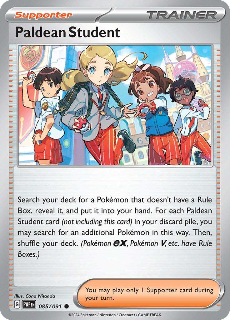 Paldean Student (085/091) [Scarlet & Violet: Paldean Fates] | The Time Vault CA