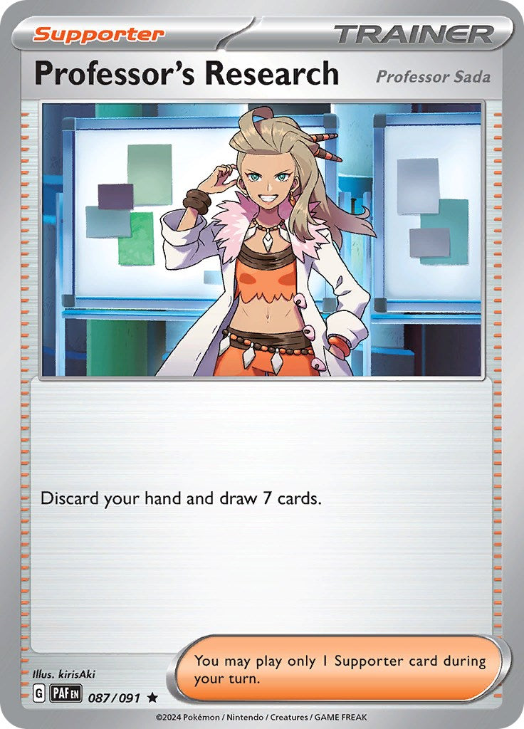 Professor's Research (087/091) [Scarlet & Violet: Paldean Fates] | The Time Vault CA