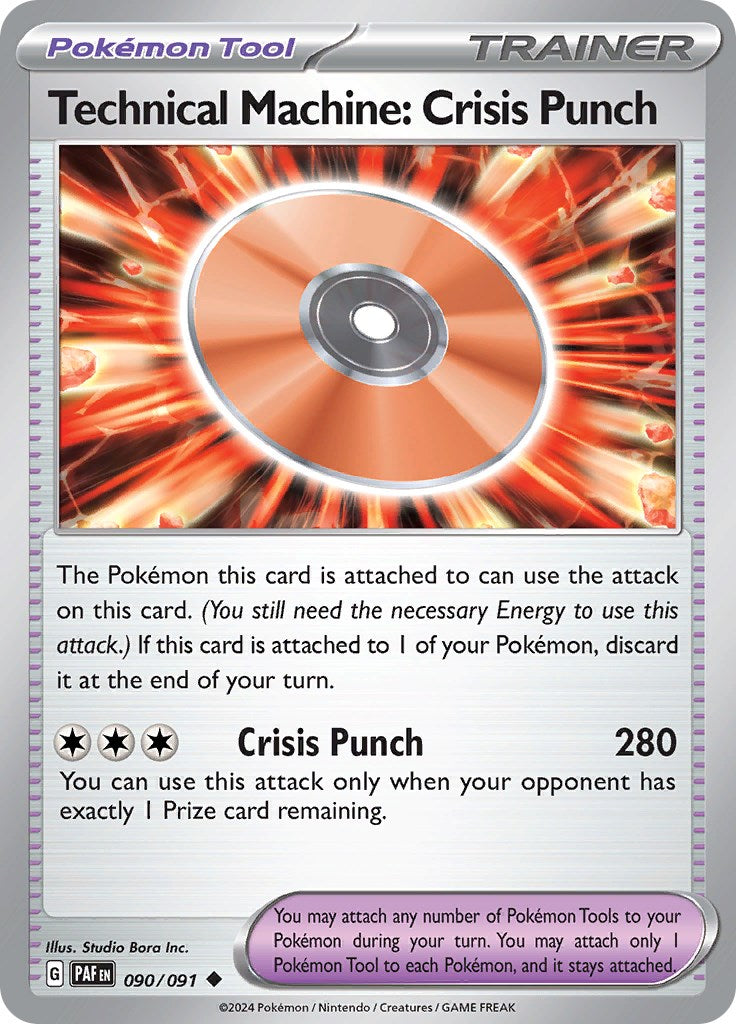 Technical Machine: Crisis Punch (090/091) [Scarlet & Violet: Paldean Fates] | The Time Vault CA