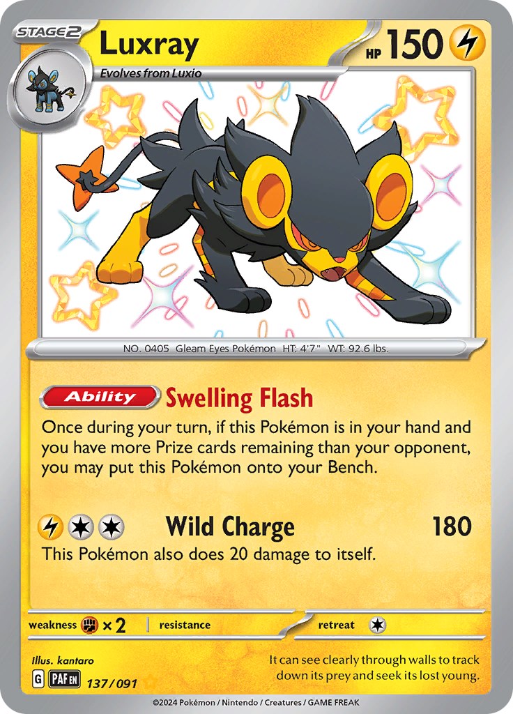 Luxray (137/091) [Scarlet & Violet: Paldean Fates] | The Time Vault CA