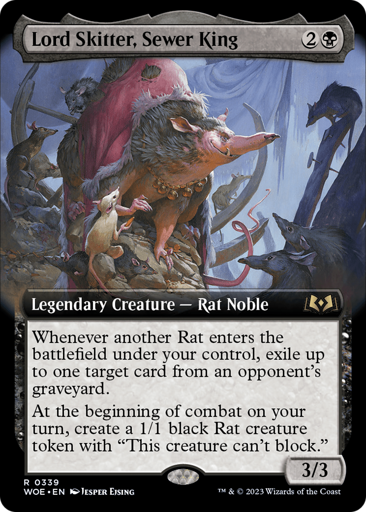 Lord Skitter, Sewer King (Extended Art) [Wilds of Eldraine] | The Time Vault CA