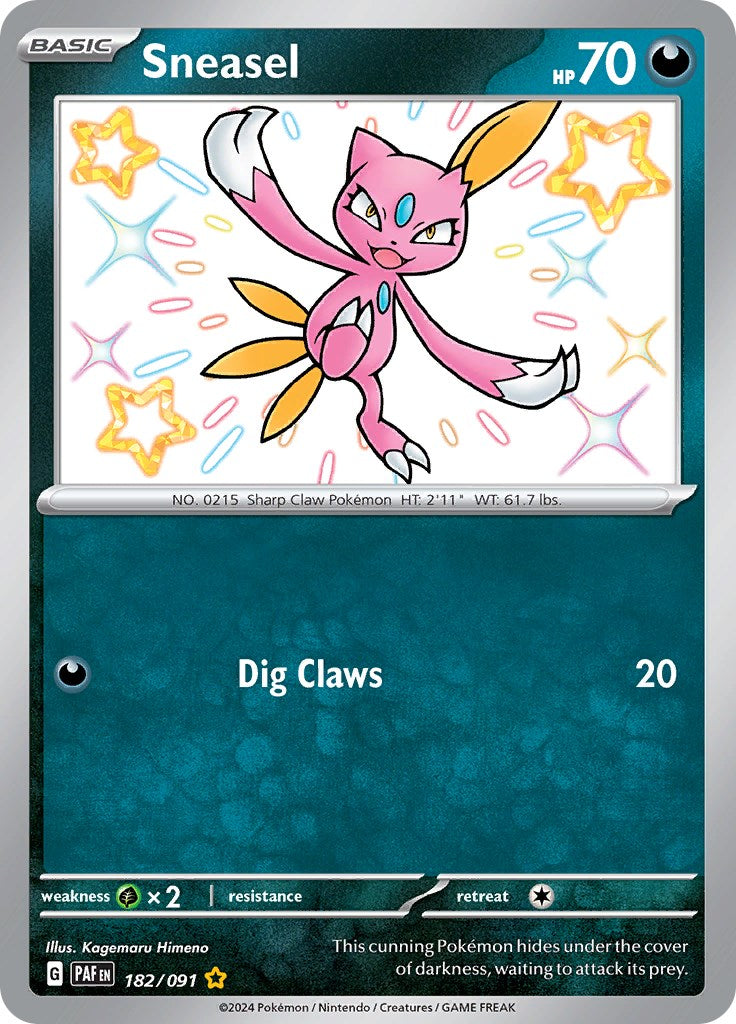 Sneasel (182/091) [Scarlet & Violet: Paldean Fates] | The Time Vault CA