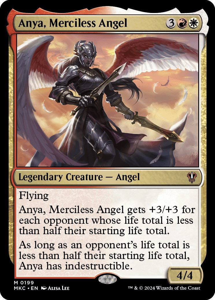 Anya, Merciless Angel [Murders at Karlov Manor Commander] | The Time Vault CA