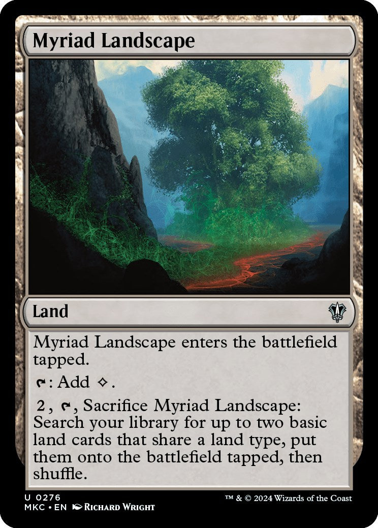 Myriad Landscape [Murders at Karlov Manor Commander] | The Time Vault CA