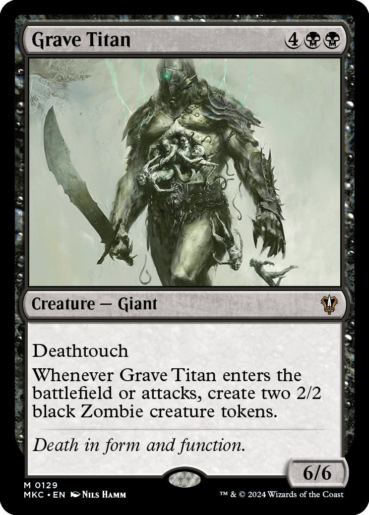 Grave Titan [Murders at Karlov Manor Commander] | The Time Vault CA