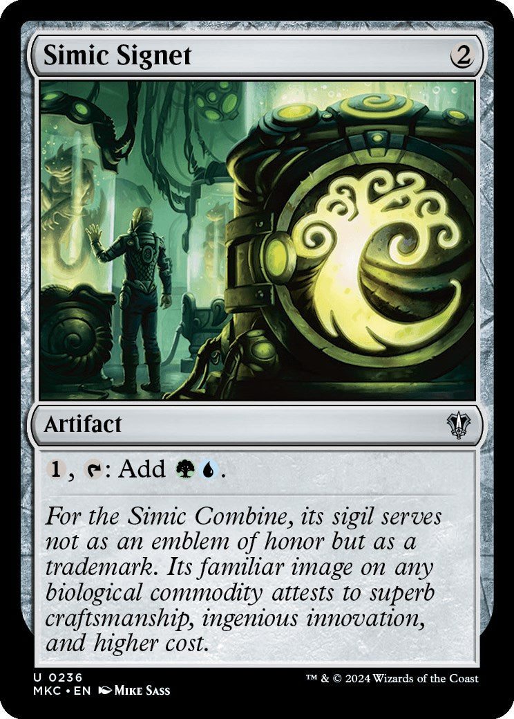 Simic Signet [Murders at Karlov Manor Commander] | The Time Vault CA