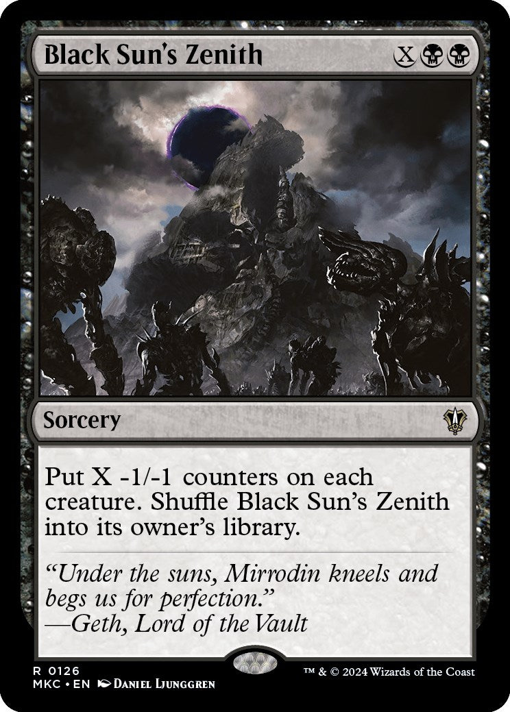Black Sun's Zenith [Murders at Karlov Manor Commander] | The Time Vault CA