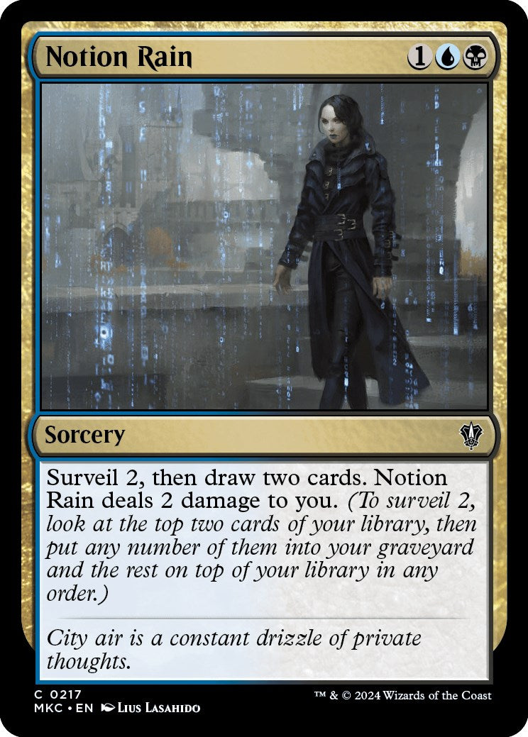 Notion Rain [Murders at Karlov Manor Commander] | The Time Vault CA