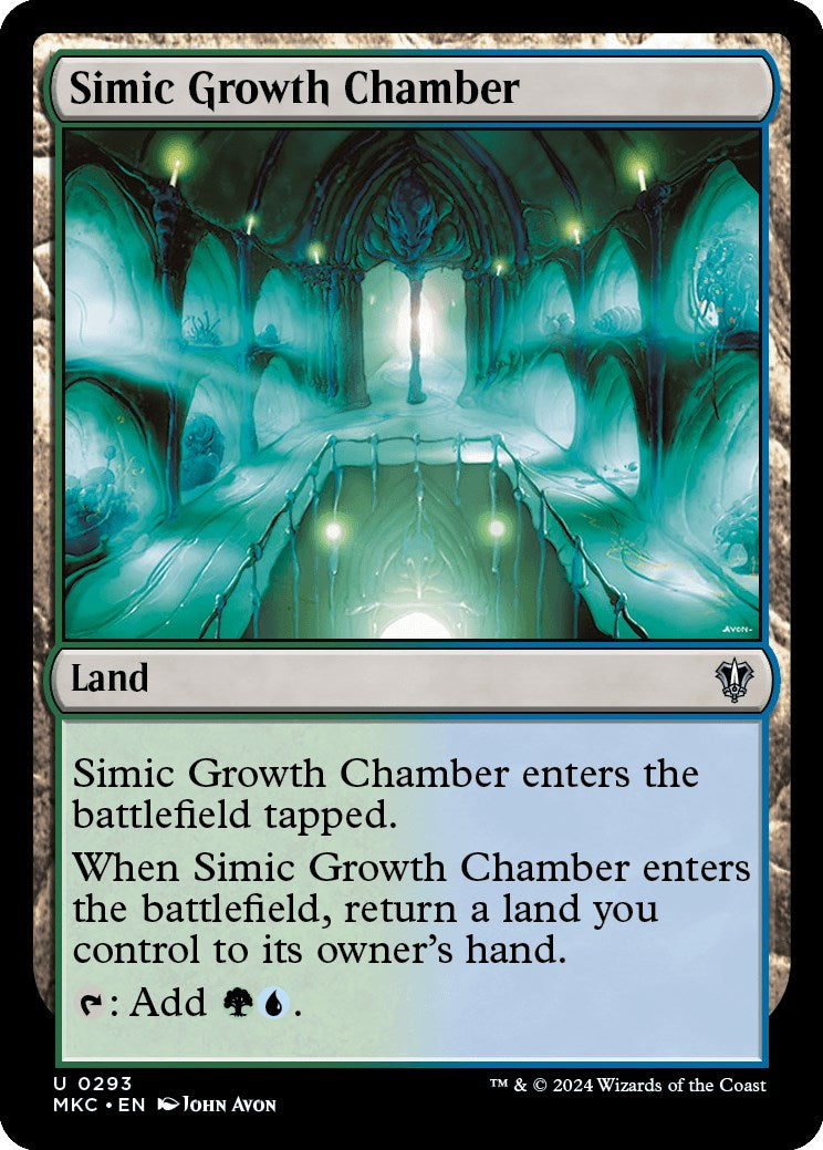 Simic Growth Chamber [Murders at Karlov Manor Commander] | The Time Vault CA