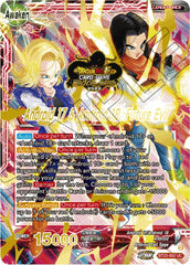 Android 17 & Android 18 // Android 17 & Android 18, Future Evil (2023 Worlds ZENKAI 06 Leader Set) (BT23-002) [Tournament Promotion Cards] | The Time Vault CA