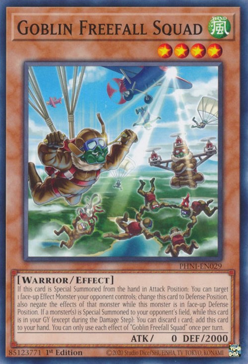 Goblin Freefall Squad [PHNI-EN029] Common | The Time Vault CA