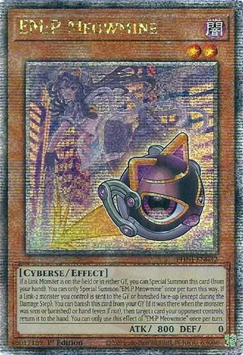 EM:P Meowmine [PHNI-EN032] Quarter Century Secret Rare | The Time Vault CA