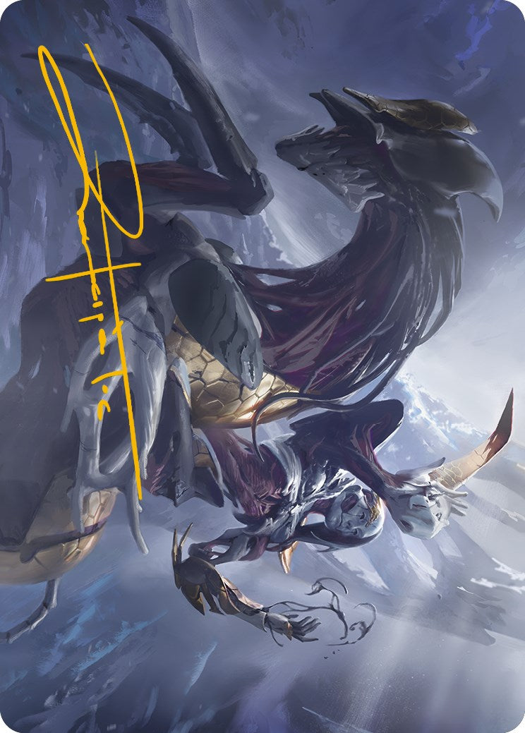 Ria Ivor, Bane of Bladehold Art Card (Gold-Stamped Signature) [Phyrexia: All Will Be One Art Series] | The Time Vault CA