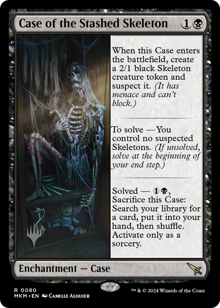 Case of the Stashed Skeleton (Promo Pack) [Murders at Karlov Manor Promos] | The Time Vault CA