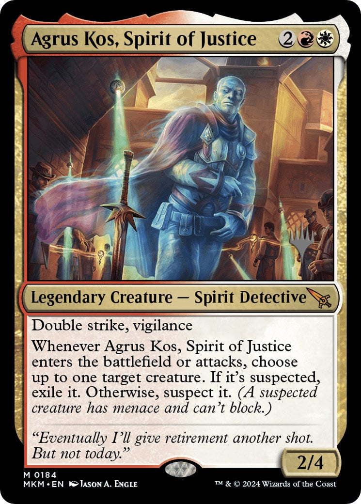 Agrus Kos, Spirit of Justice (Promo Pack) [Murders at Karlov Manor Promos] | The Time Vault CA