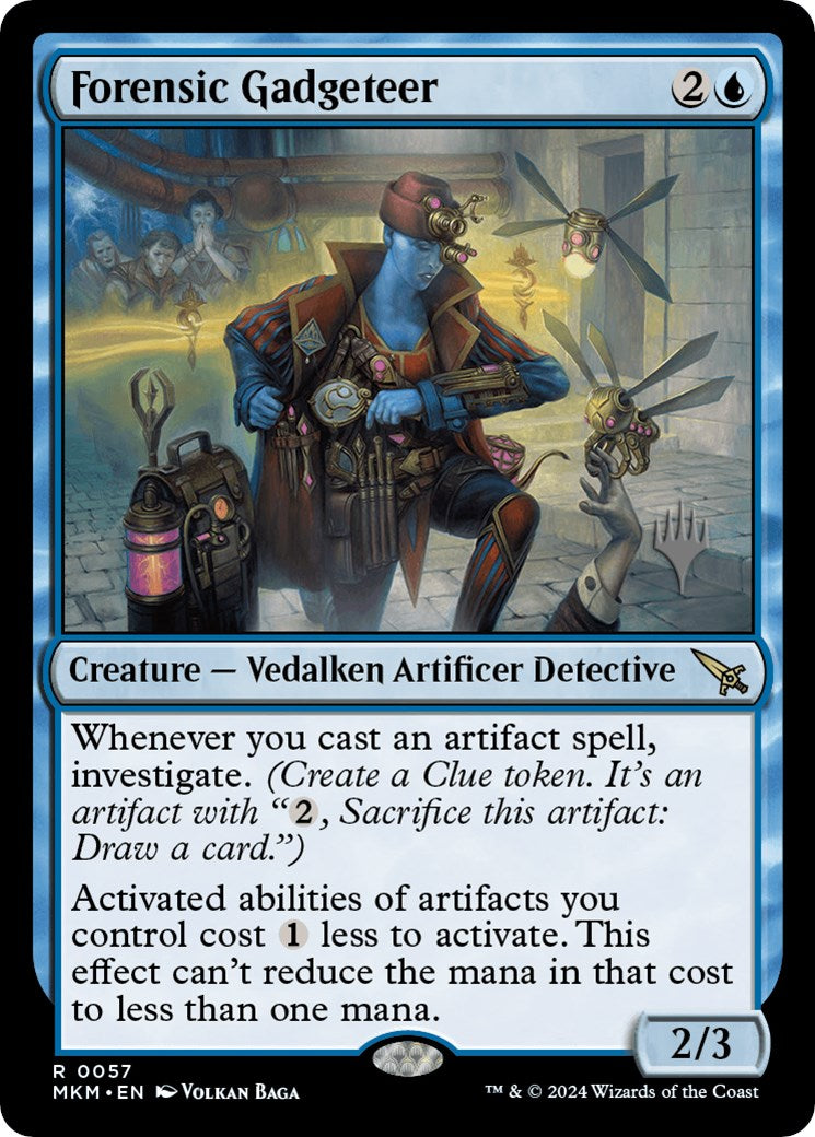 Forensic Gadgeteer (Promo Pack) [Murders at Karlov Manor Promos] | The Time Vault CA