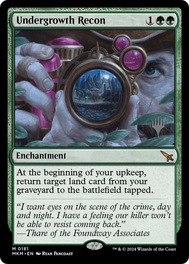 Undergrowth Recon (Promo Pack) [Murders at Karlov Manor Promos] | The Time Vault CA