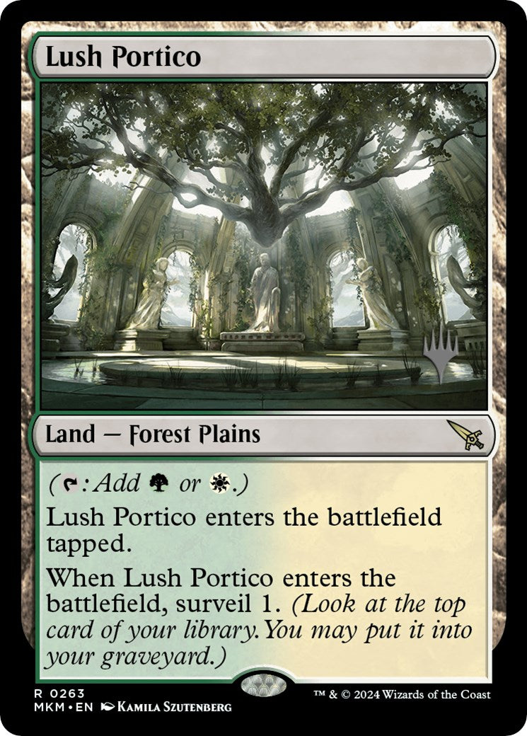 Lush Portico (Promo Pack) [Murders at Karlov Manor Promos] | The Time Vault CA