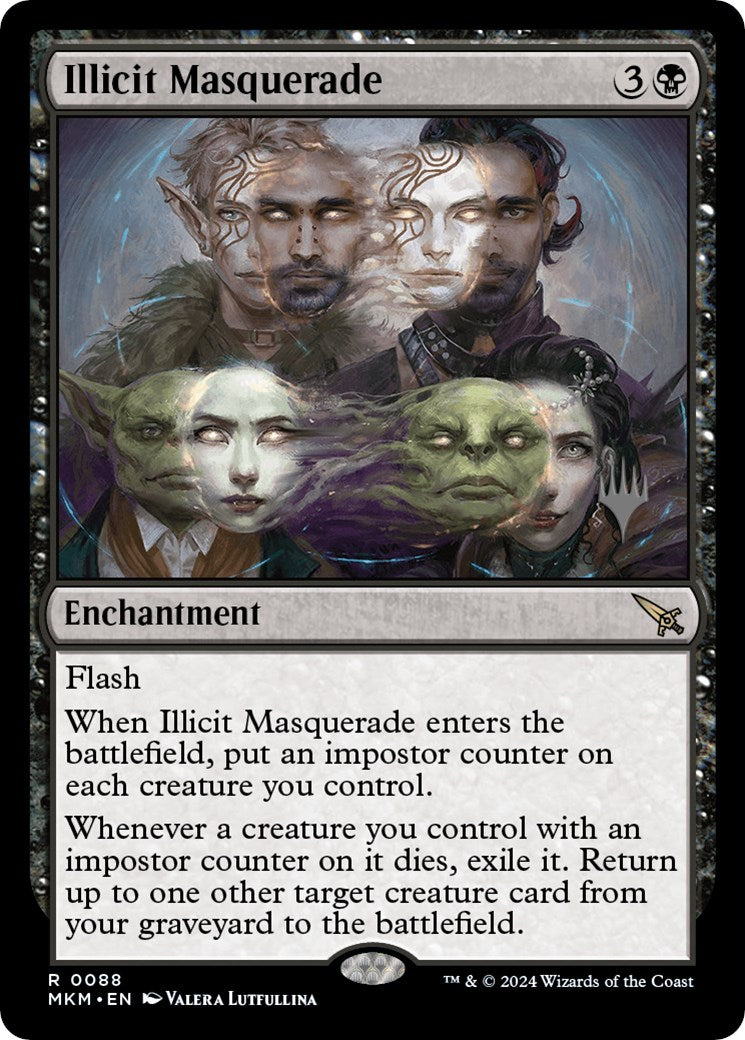 Illicit Masquerade (Promo Pack) [Murders at Karlov Manor Promos] | The Time Vault CA