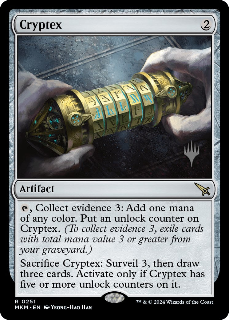 Cryptex (Promo Pack) [Murders at Karlov Manor Promos] | The Time Vault CA