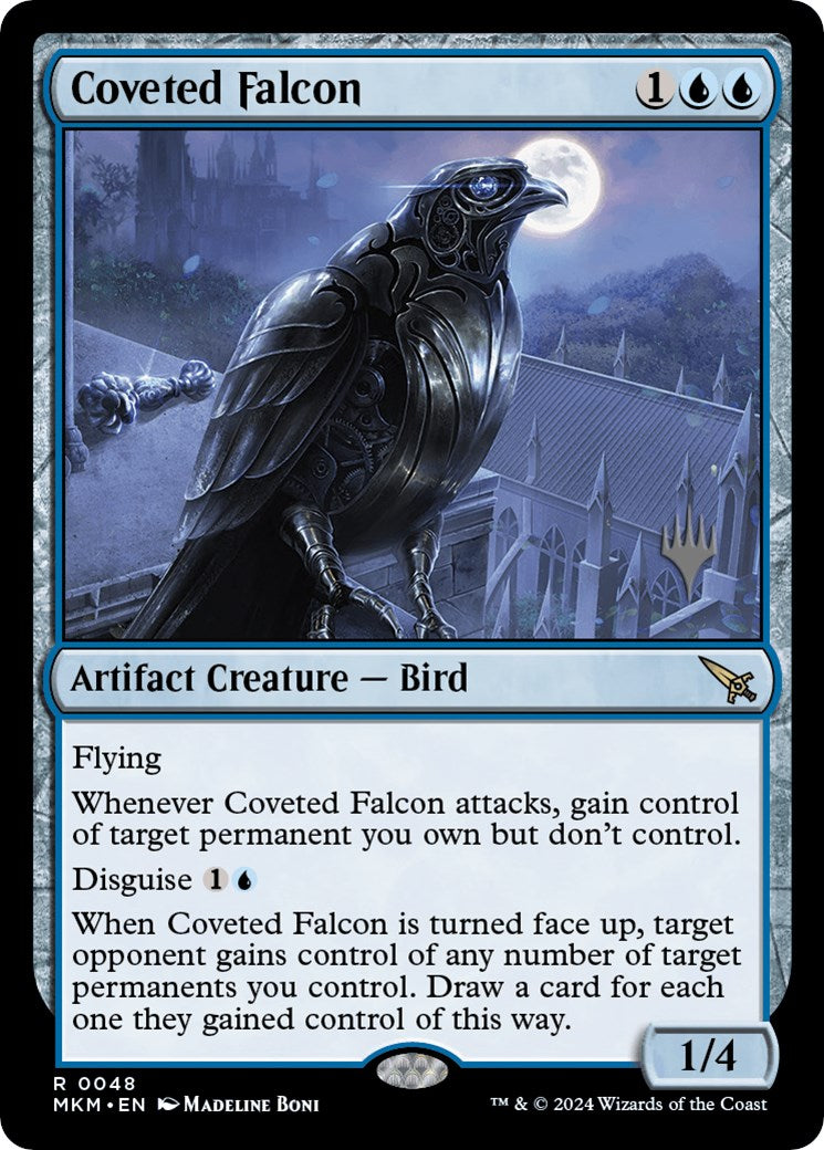 Coveted Falcon (Promo Pack) [Murders at Karlov Manor Promos] | The Time Vault CA