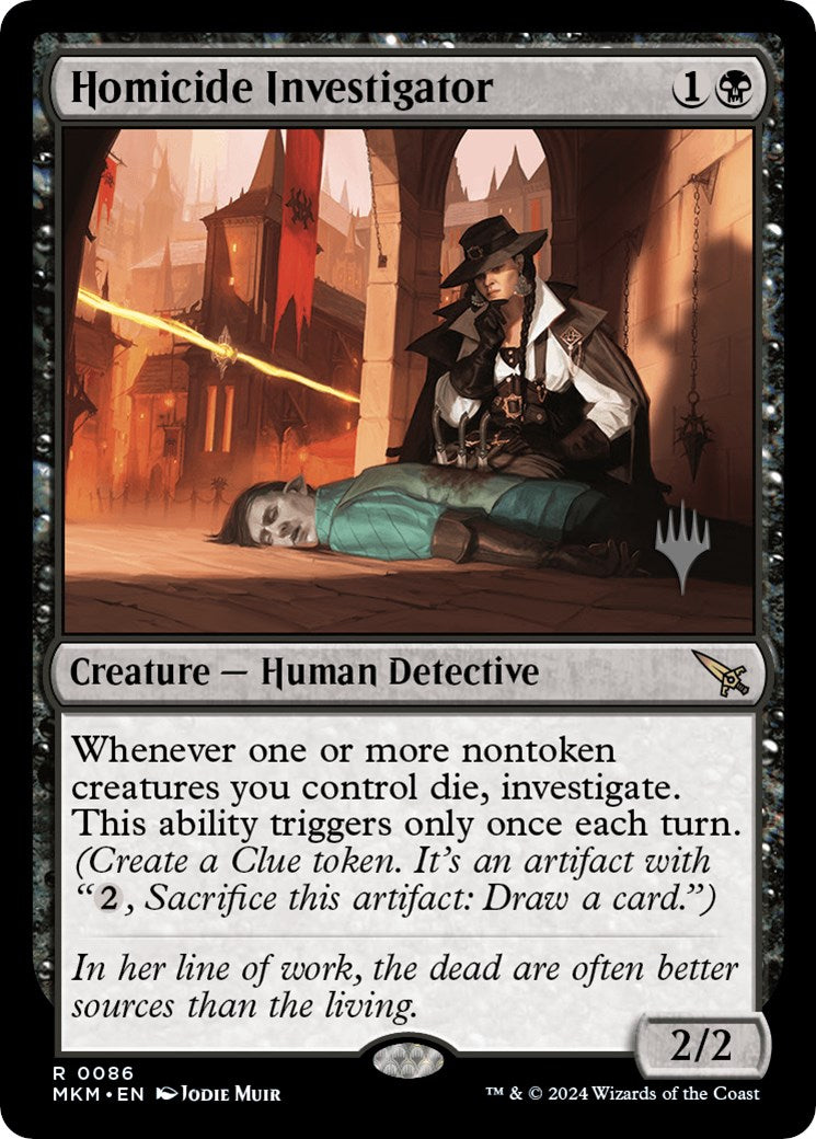 Homicide Investigator (Promo Pack) [Murders at Karlov Manor Promos] | The Time Vault CA