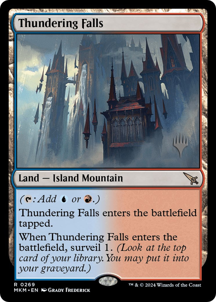Thundering Falls (Promo Pack) [Murders at Karlov Manor Promos] | The Time Vault CA