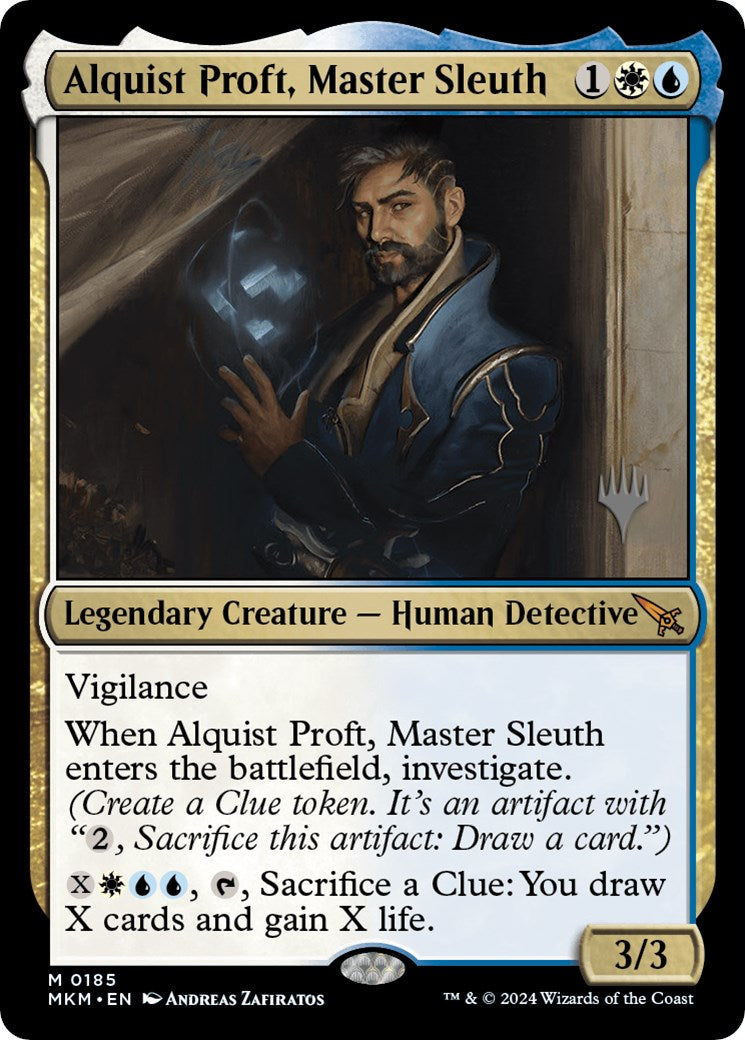 Alquist Proft, Master Sleuth (Promo Pack) [Murders at Karlov Manor Promos] | The Time Vault CA