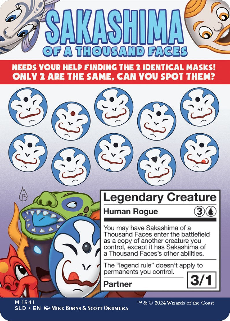 Sakashima of a Thousand Faces [Secret Lair Drop Series] | The Time Vault CA