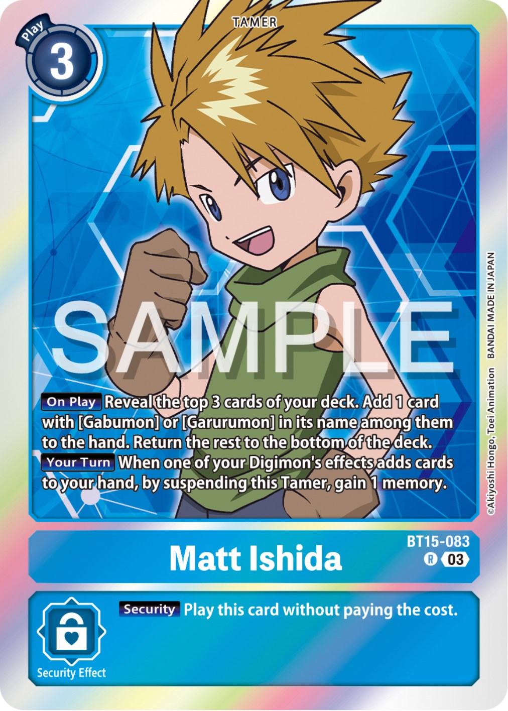 Matt Ishida [BT15-083] [Exceed Apocalypse] | The Time Vault CA