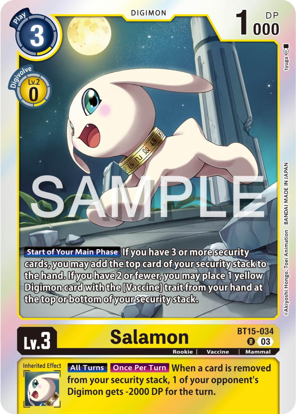 Salamon [BT15-034] [Exceed Apocalypse] | The Time Vault CA